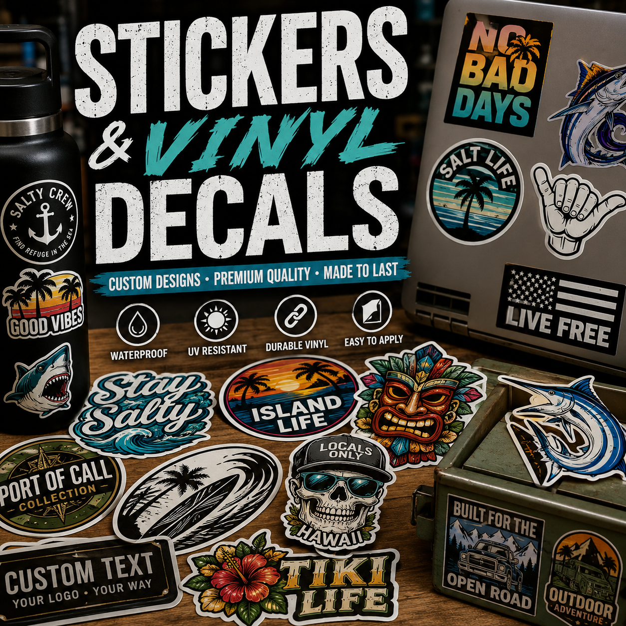 Custom Stickers and Vinyl Decals